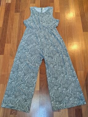 Pact Sage Green Cotton Jumpsuit Romper XXL